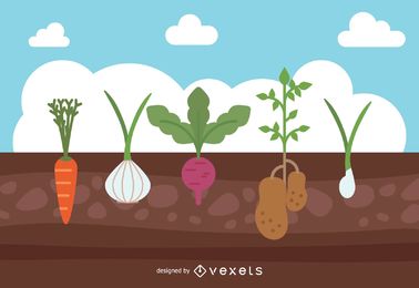 378x260 Garden Vector Graphics To Download