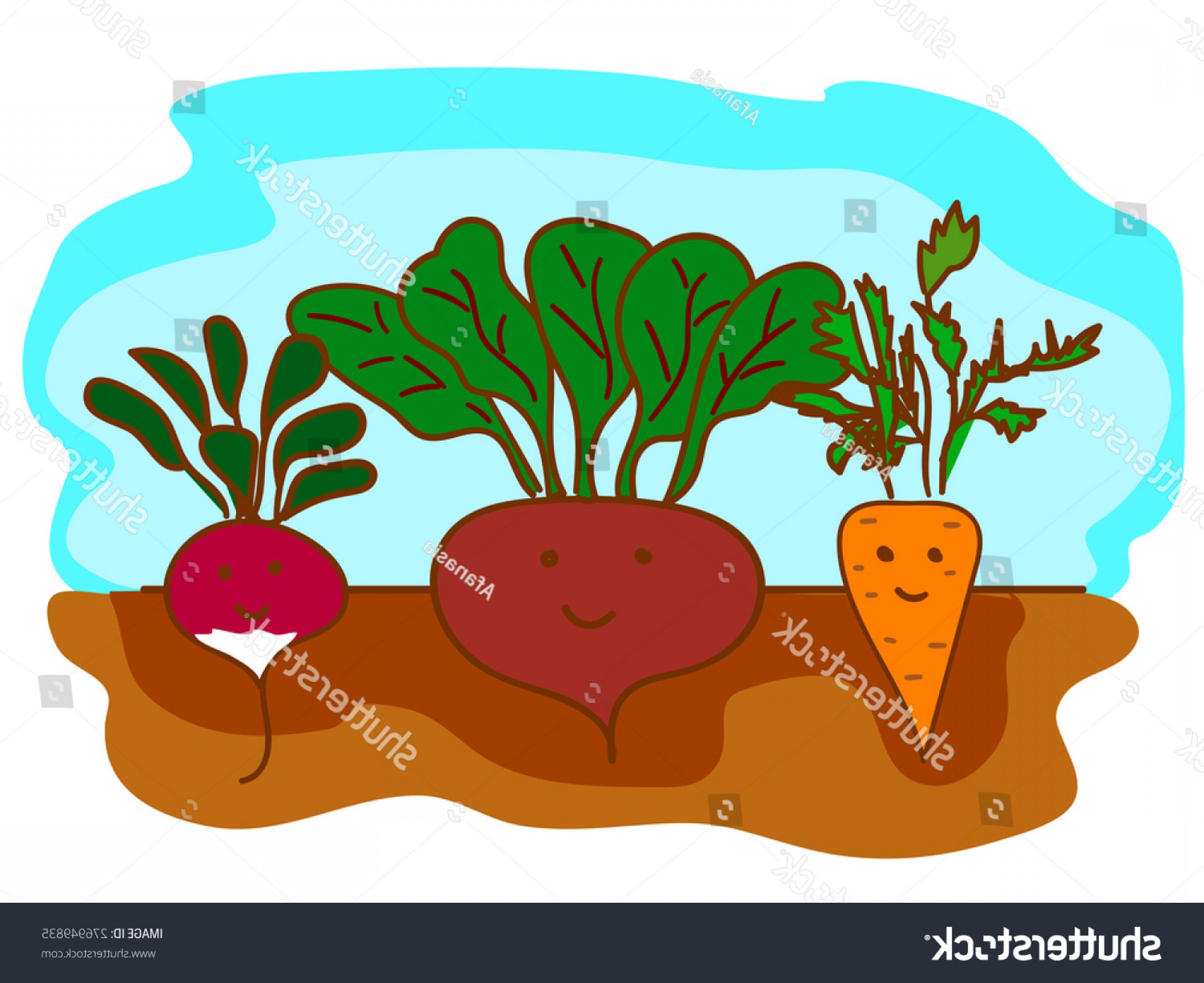 1800x1470 Cartoon Vegetables Garden Vector Illustration Sarahgardan