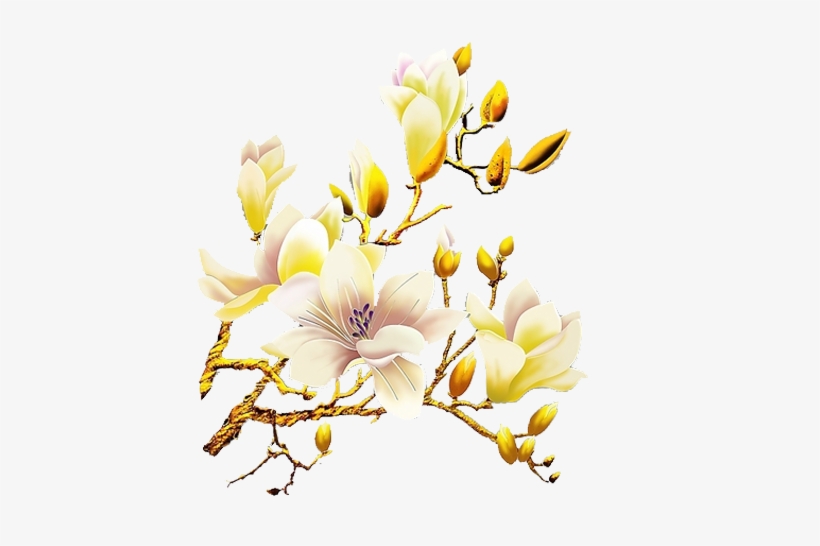 820x546 Gardenia Vector Watercolor