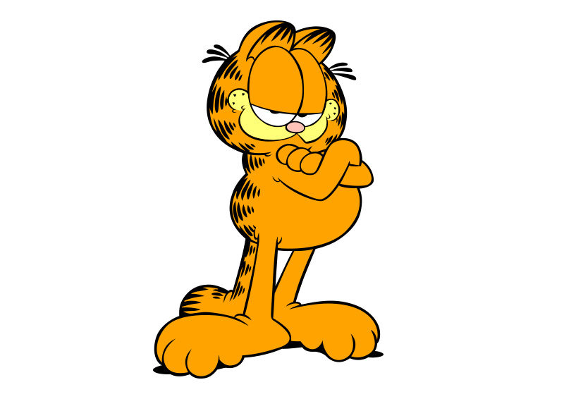 800x566 Garfield Free Vector