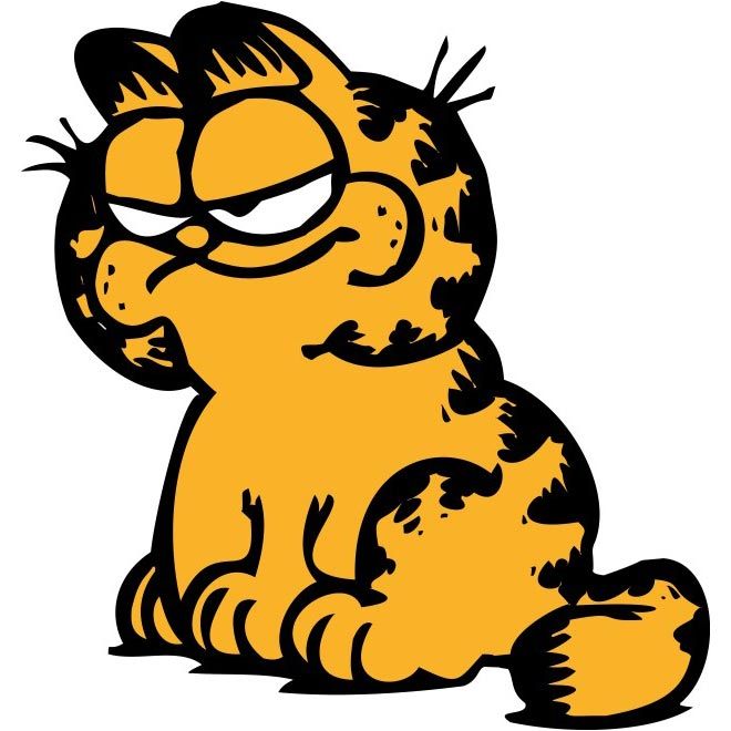 Garfield Vector At Vectorified Com Collection Of Garfield Vector Free For Personal Use