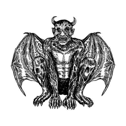 500x500 Mythological Ancient Creatures Animals With Bat Like Wings