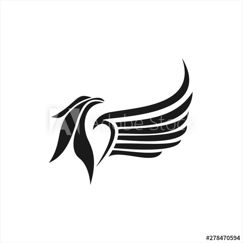 500x500 Griffin Gargoyle Logo Design Vector Illustration