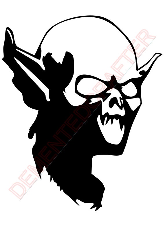 570x784 Gargoyle Demon Monster Halloween Vector Clipart Holiday Etsy