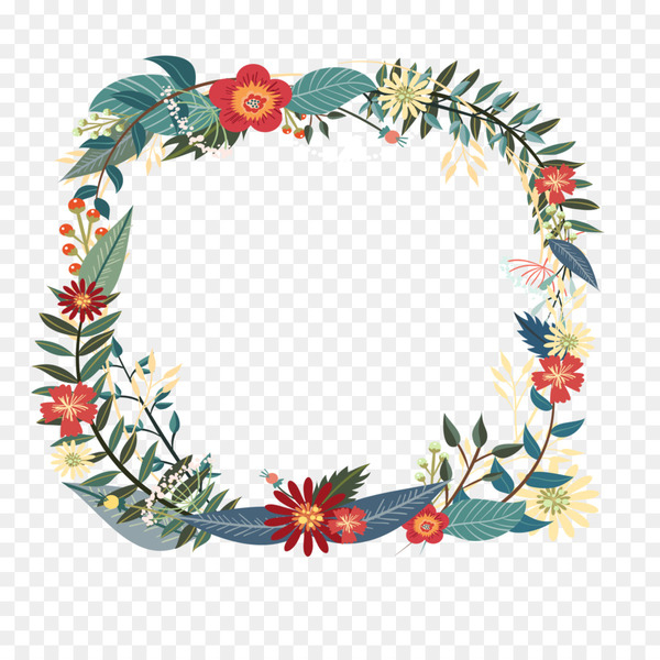 Free 249 Flower Garland Svg SVG PNG EPS DXF File