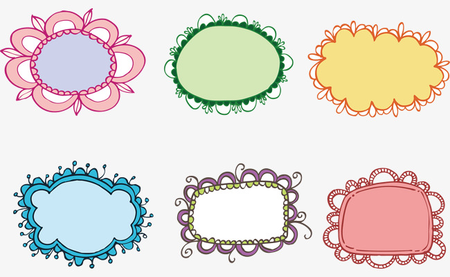 650x400 Download Free Png Garland Vector Frame Set, Petal, Flower Boxes