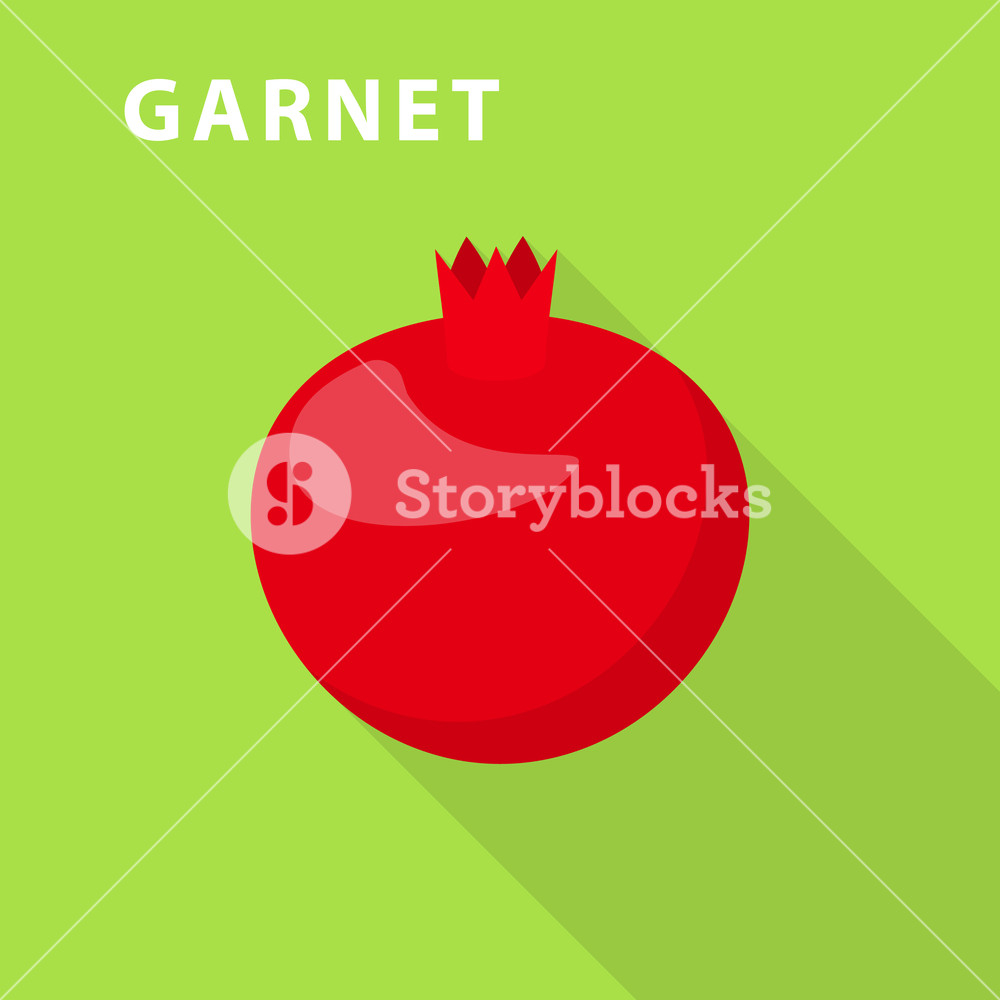 1000x1000 Garnet Icon Flat Illustration Of Garnet Vector Icon For Web