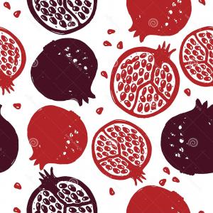 300x300 Photostock Vector Pomegranate Flat Icon Fruit And Garnet Vector