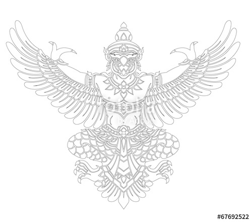 500x440 Garuda Vector Stock Image And Royalty Free Vector