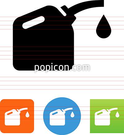 Gas Can With Drop Icon 400x436 Gas Can With Drop Icon