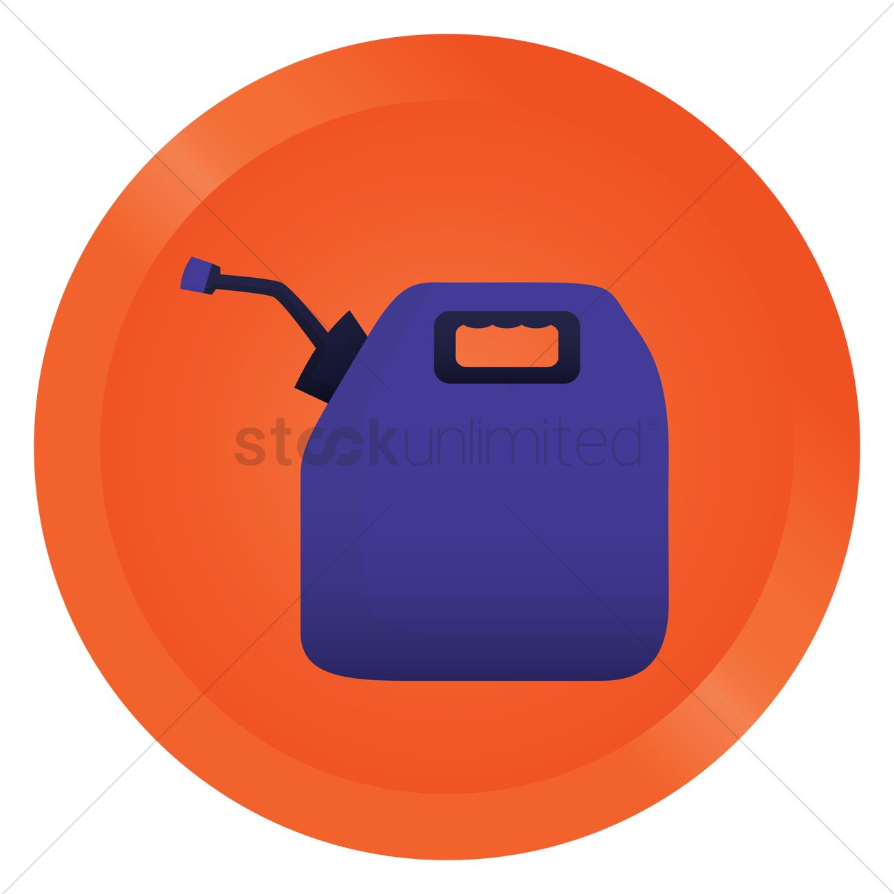 Gas Can Vector Image 1300x1300 Gas Can Vector Image