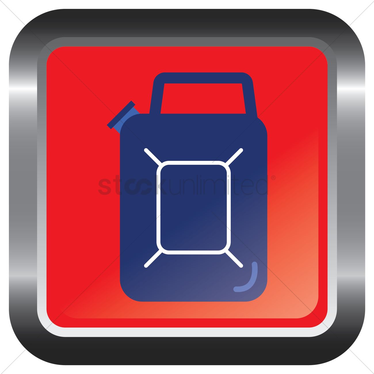 Gas Can Vector Image 1300x1300 Gas Can Vector Image