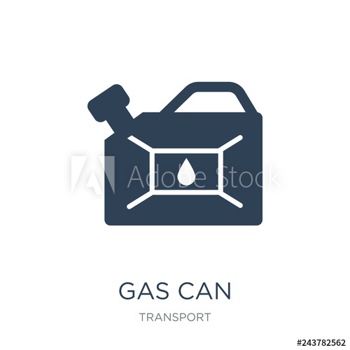 Gas Can Icon Vector On White Background, Gas Can Trendy Filled 500x500 Gas Can Icon Vector On White Background, Gas Can Trendy Filled
