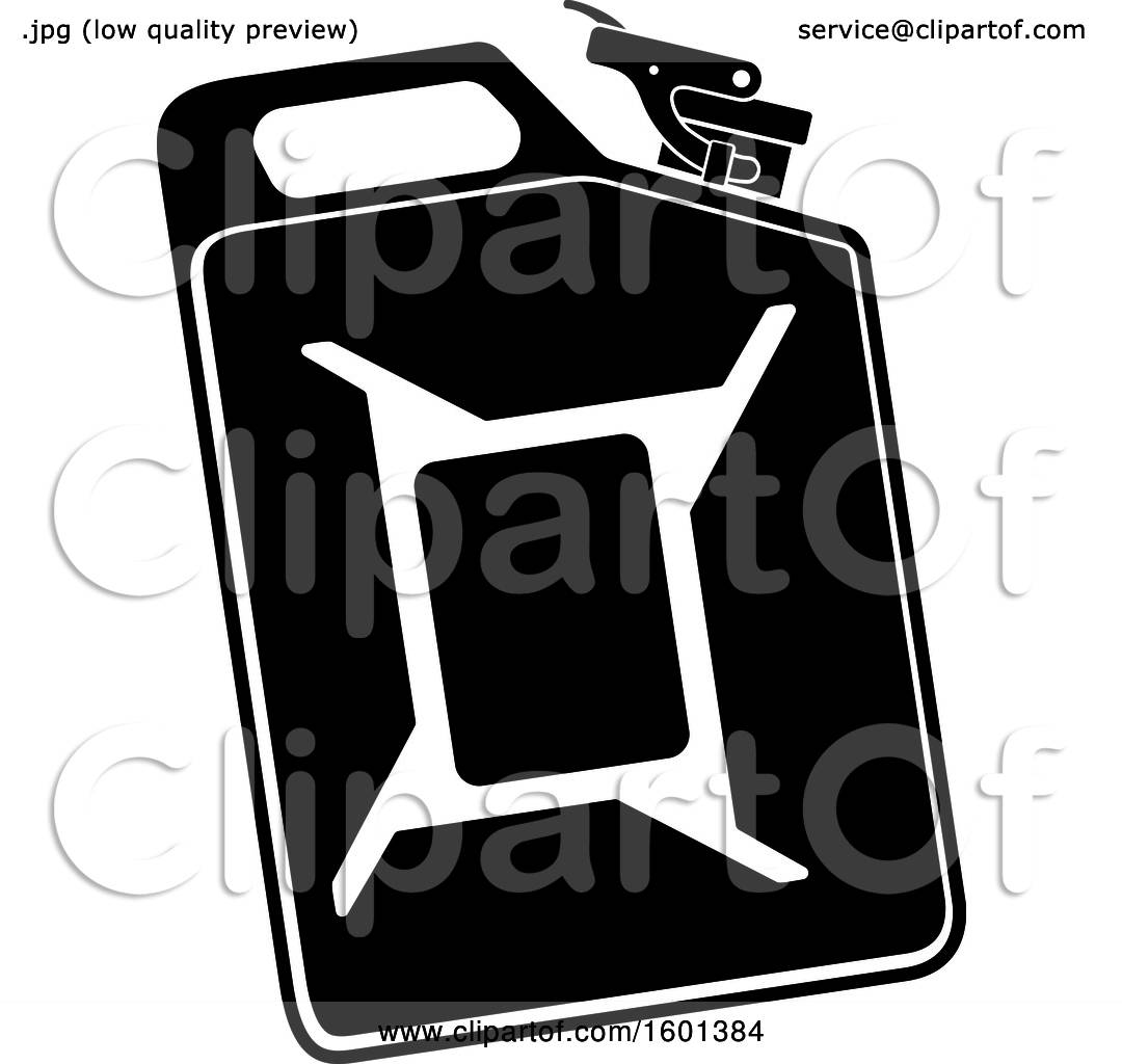 Clipart Of A Black And White Gas Can 1080x1024 Clipart Of A Black And White Gas Can