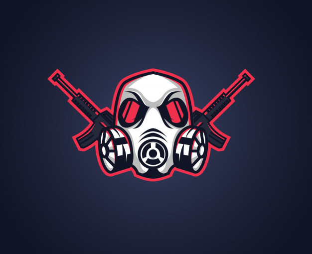 626x510 Gas Mask Sport Team Logo Vector Premium Download