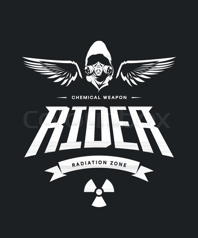 667x800 Vintage Toxic Rider In Gas Mask Vector Stock Vector Colourbox
