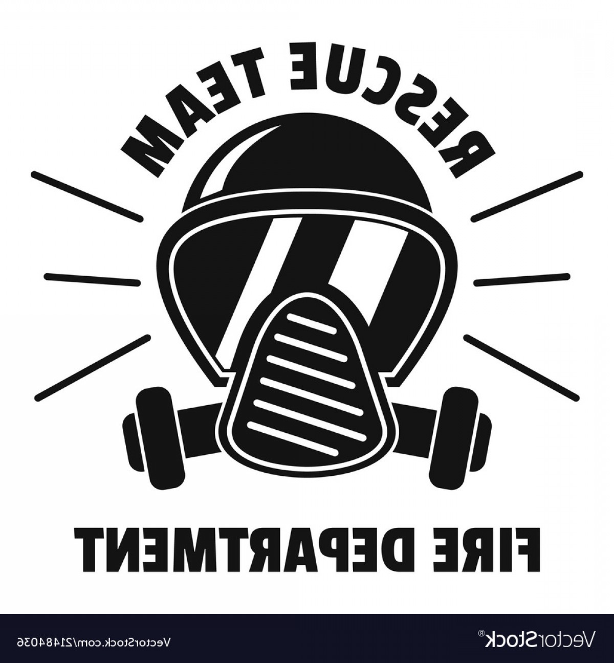 1200x1296 Firefighter Mask Logo Simple Style Vector Catchsplace