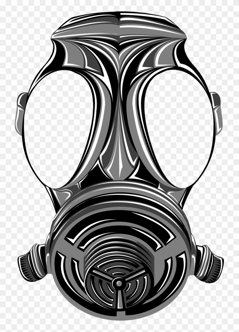 840x1167 Gas Mask Vector
