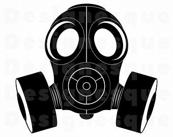 340x270 Gas Mask Vector Etsy