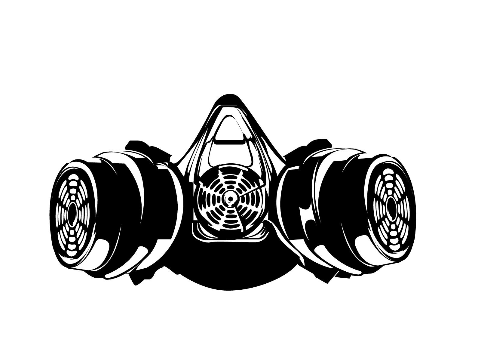 1600x1200 Spray Mask Vector