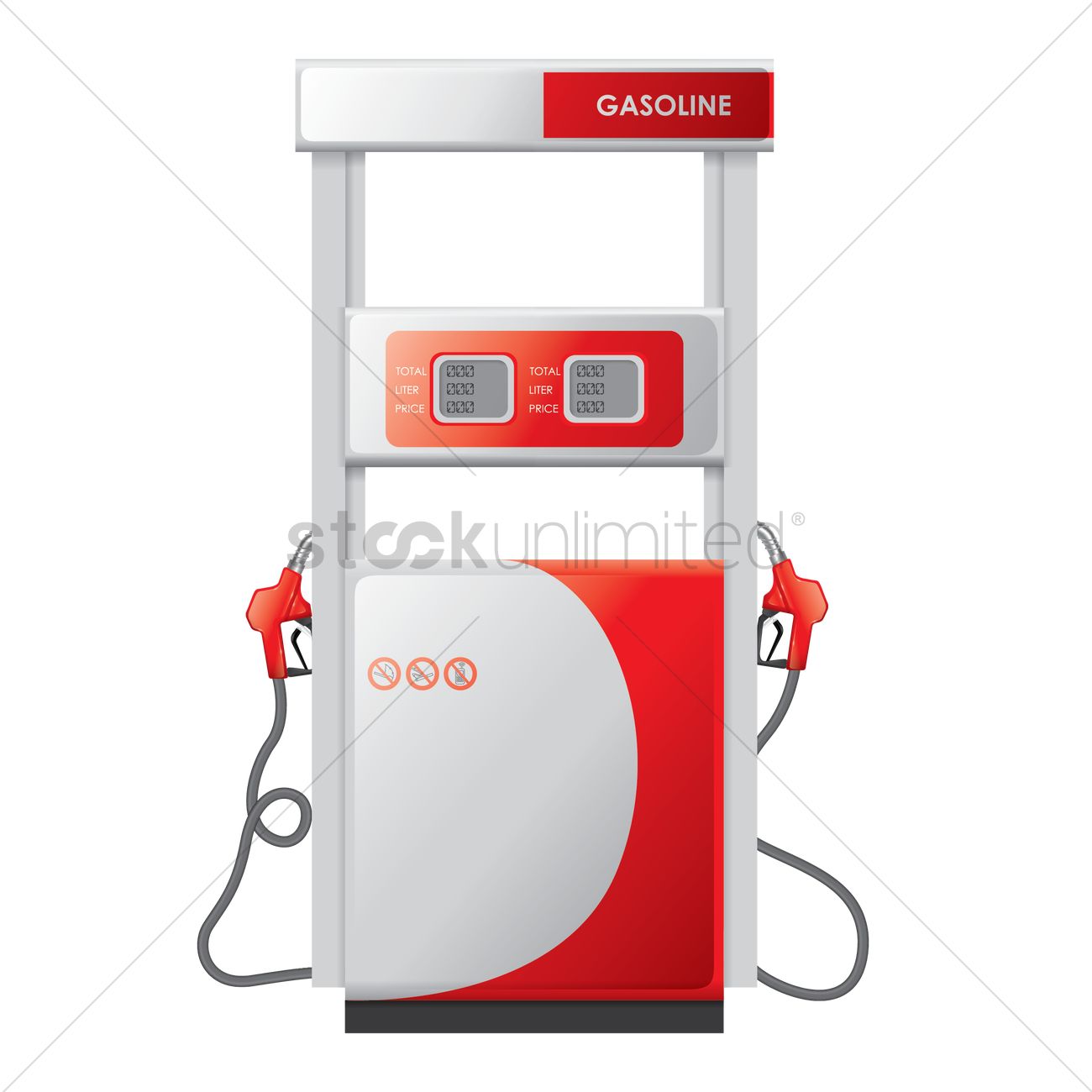 1300x1300 Gas Pump Vector Image