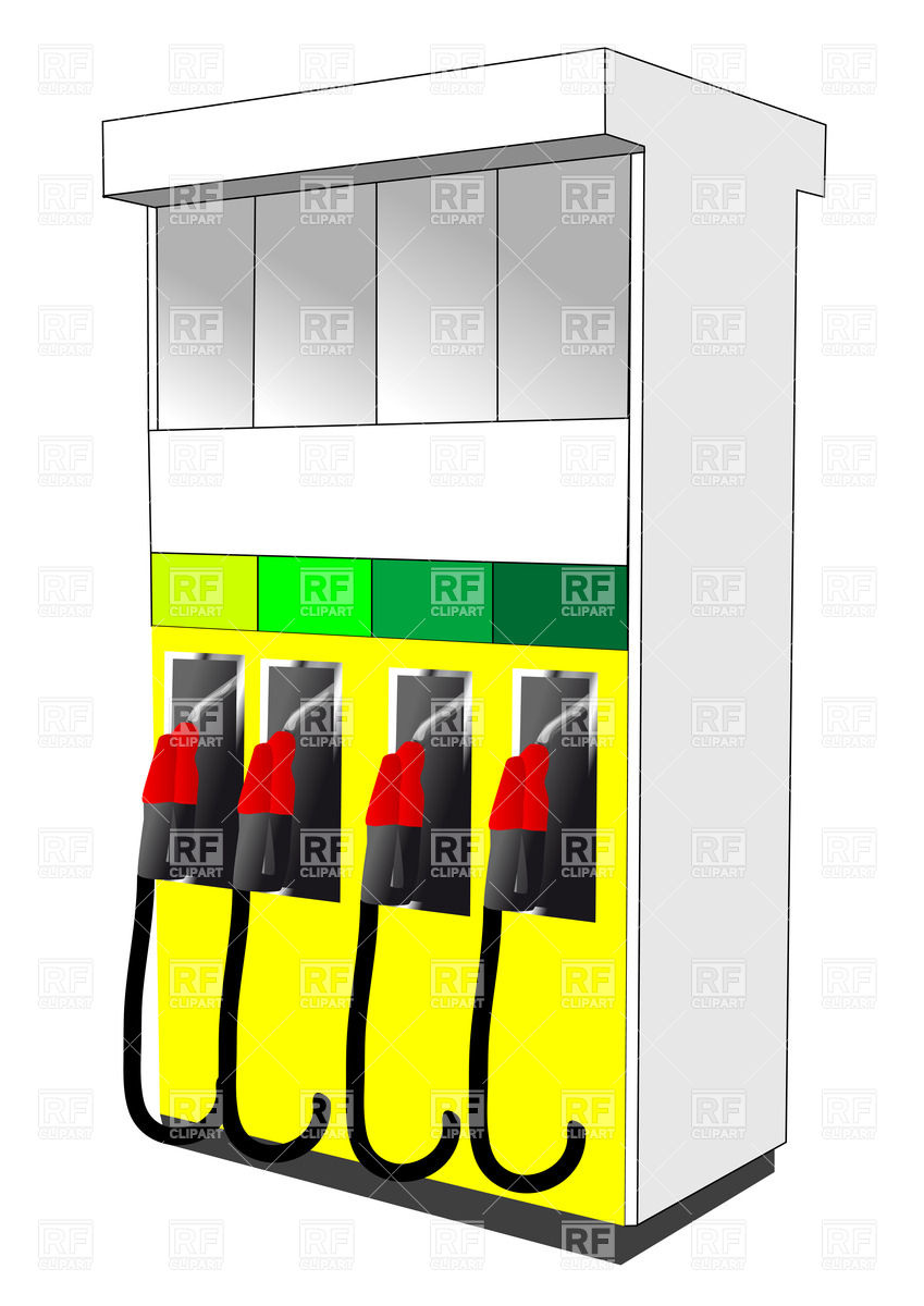 849x1200 Gas Station Pump Vector Image Of Objects Arkela