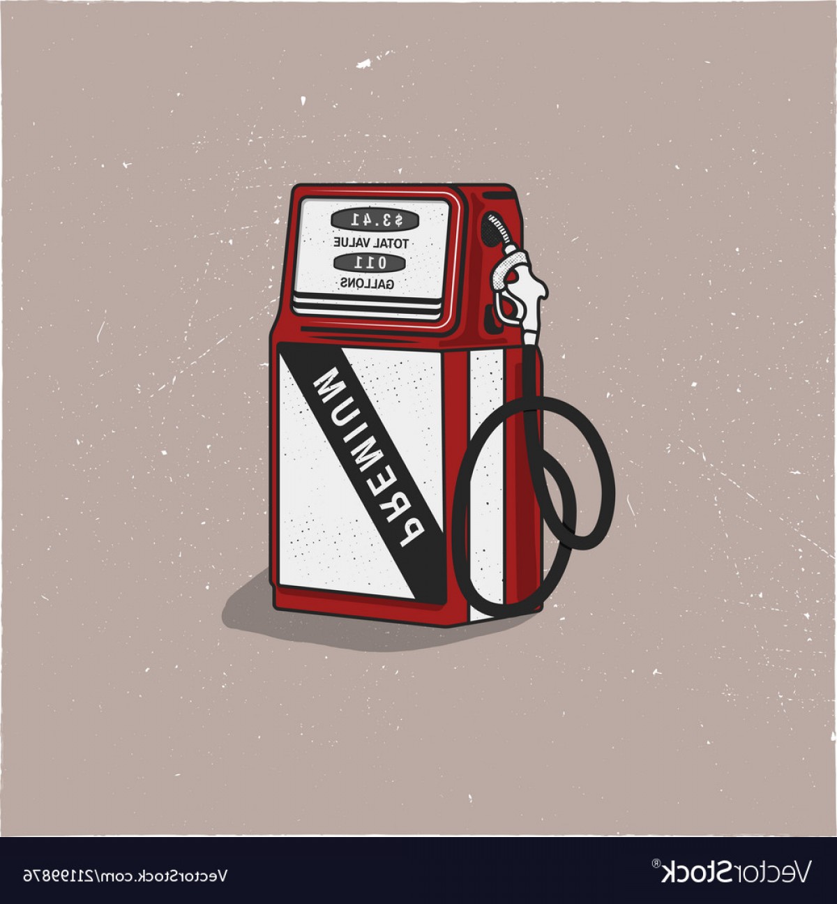 1200x1296 Vintage Gas Station Pump Artwork Retro Hand Drawn Vector