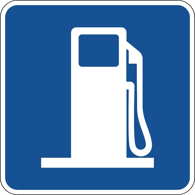 640x640 Gas Station Vector Sign