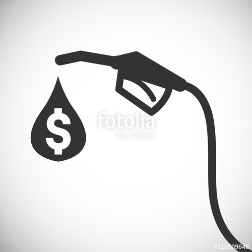 500x500 Gas Pump Icon Silhouette Stock Image And Royalty Free Vector