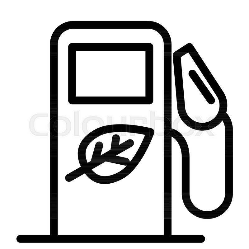 Gas Station Symbol Vector