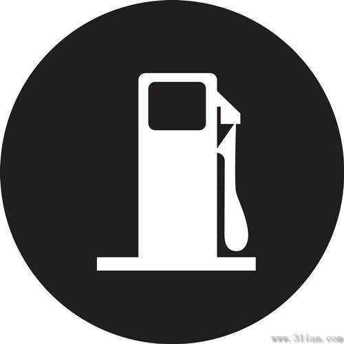 Gas Station Icon Vector 500x500 Gas Station Icon Vector