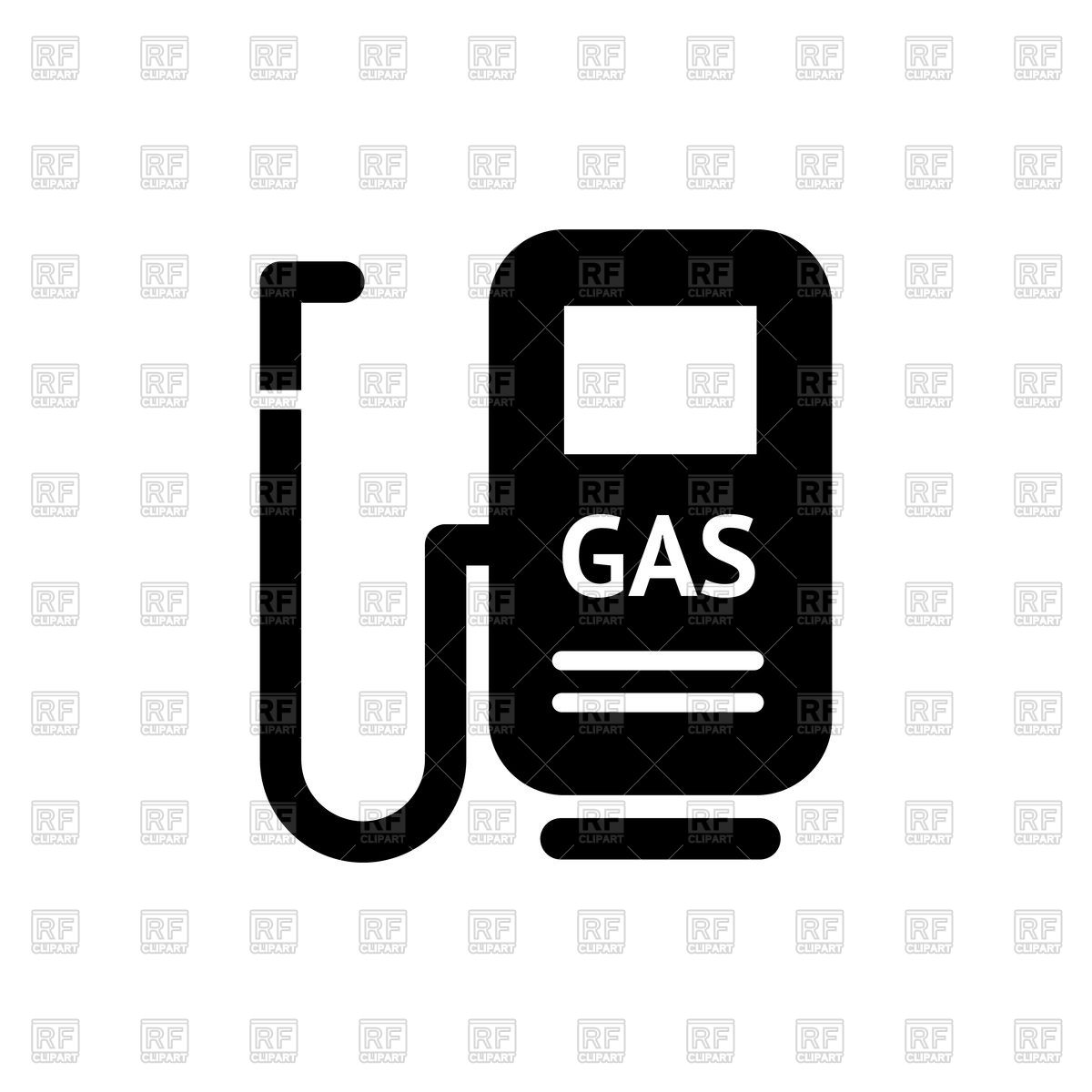 Black Icon Of Gasoline Station On White Background Vector Image 1200x1200 Black Icon Of Gasoline Station On White Background Vector Image