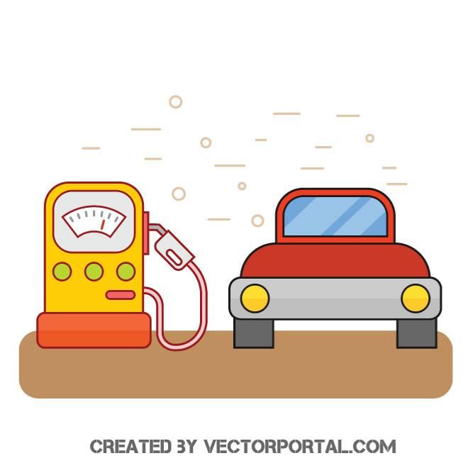 660x660 Gas Station Vector Image Vehicles Free Vectors Free Vector