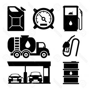 300x300 Photostock Vector Gas Station Vector Icons Set Gas Icon Car