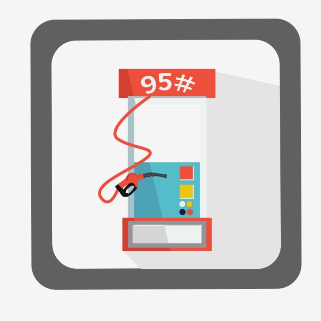 640x640 Gas Station Picture, Gas Station Vector Material, Gas Station