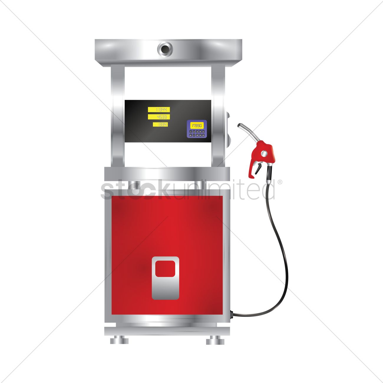 1300x1300 Gas Pump Vector Image