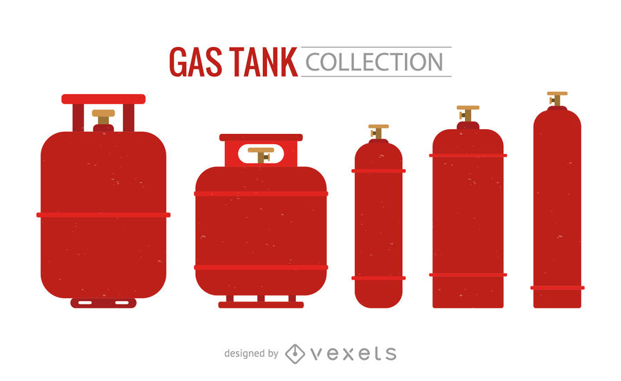 Red Gas Tank Silhouette Set 900x552 Red Gas Tank Silhouette Set
