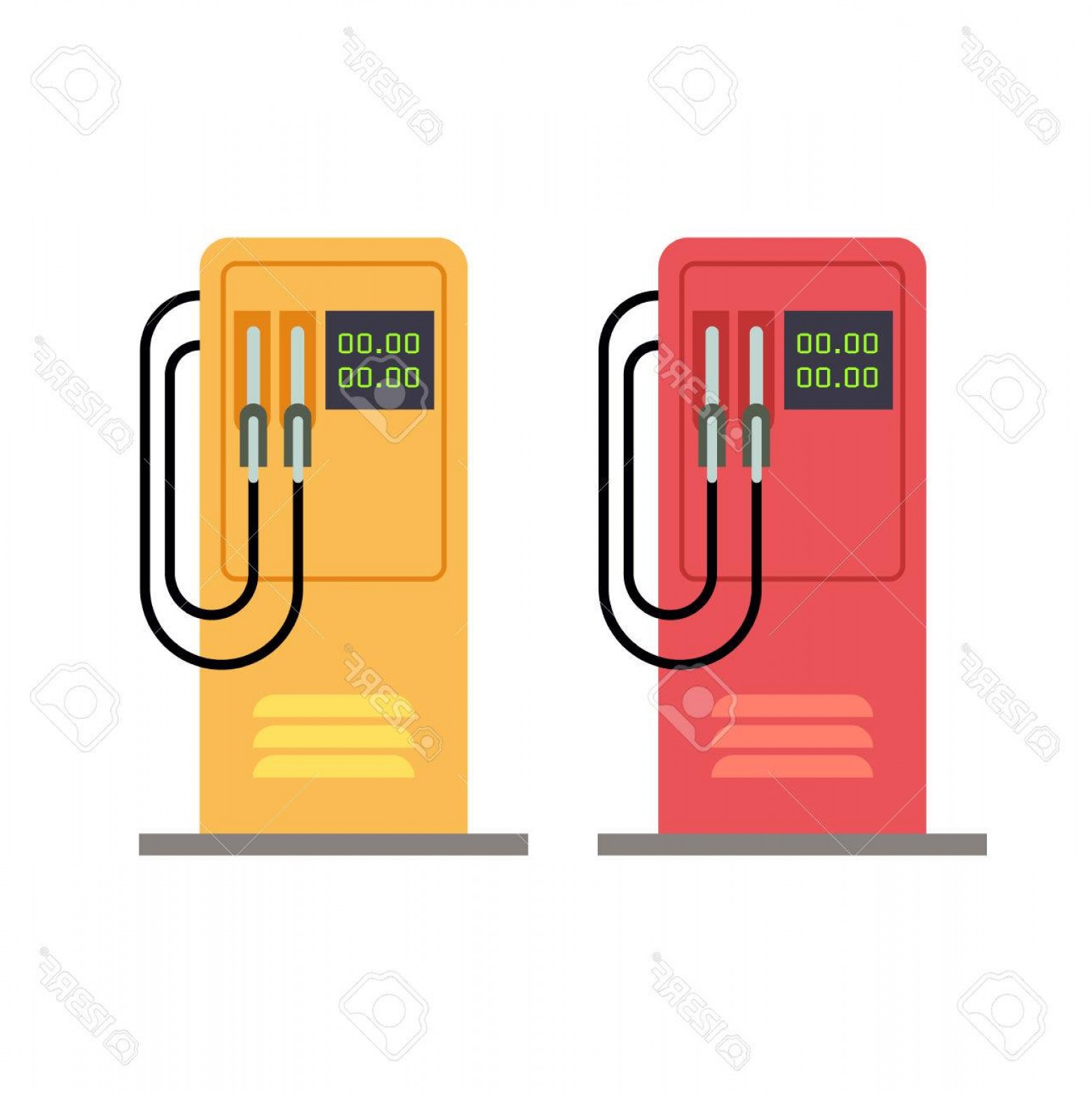 Petrol Station Pump Vector Savoyuptown 1558x1560 Petrol Station Pump Vector Savoyuptown