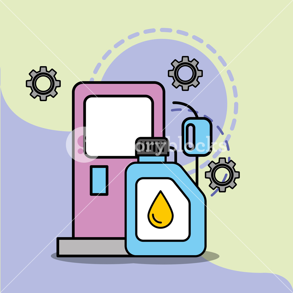 Car Service Maintenance Pump Gasoline Station Engine Oil Vector 1000x1000 Car Service Maintenance Pump Gasoline Station Engine Oil Vector