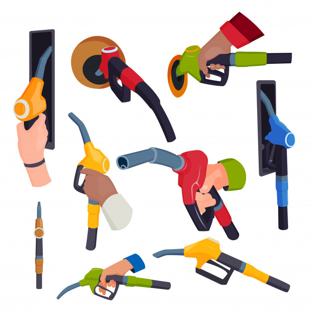 Filling Gasoline Station Pistol Vector Illustration Vector 626x626 Filling Gasoline Station Pistol Vector Illustration Vector