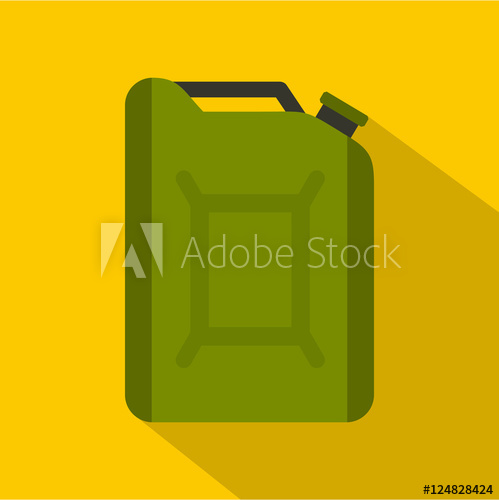 499x500 Flask For Gasoline Icon Flat Illustration Of Flask For Gasoline