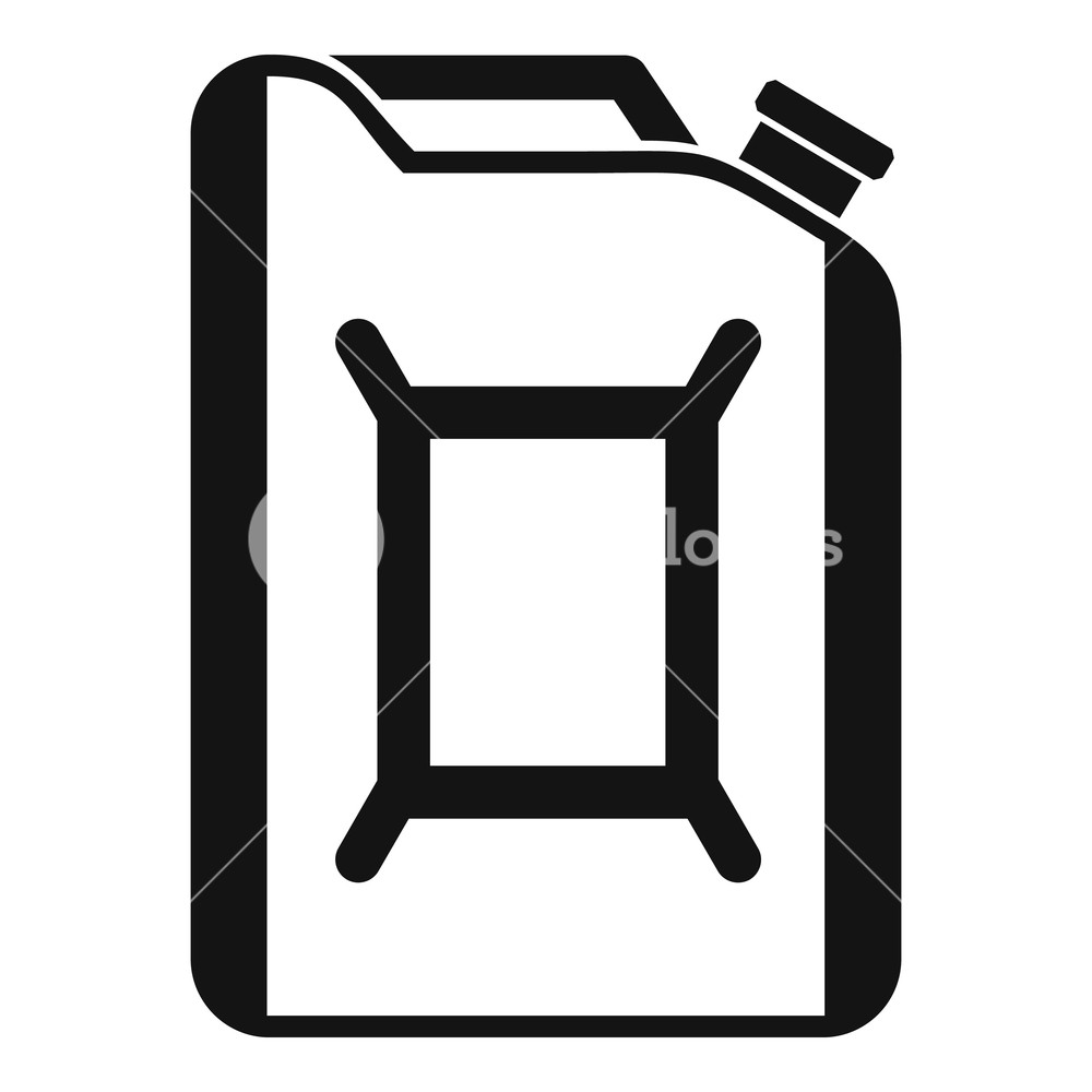 1000x1000 Flask For Gasoline Icon Simple Illustration Of Flask For Gasoline