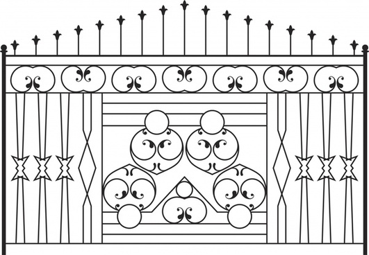 531x368 Iron Gate Vector Free Vector Download