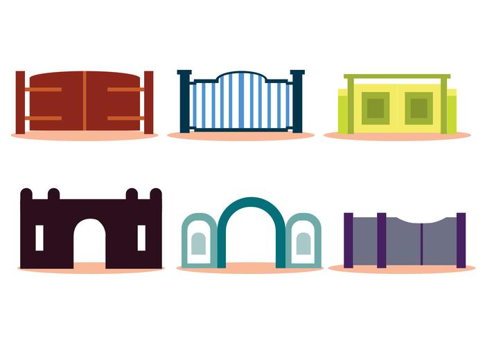 700x490 Gate Free Vector Art