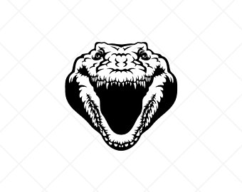 340x270 Crocodile Head Clipart