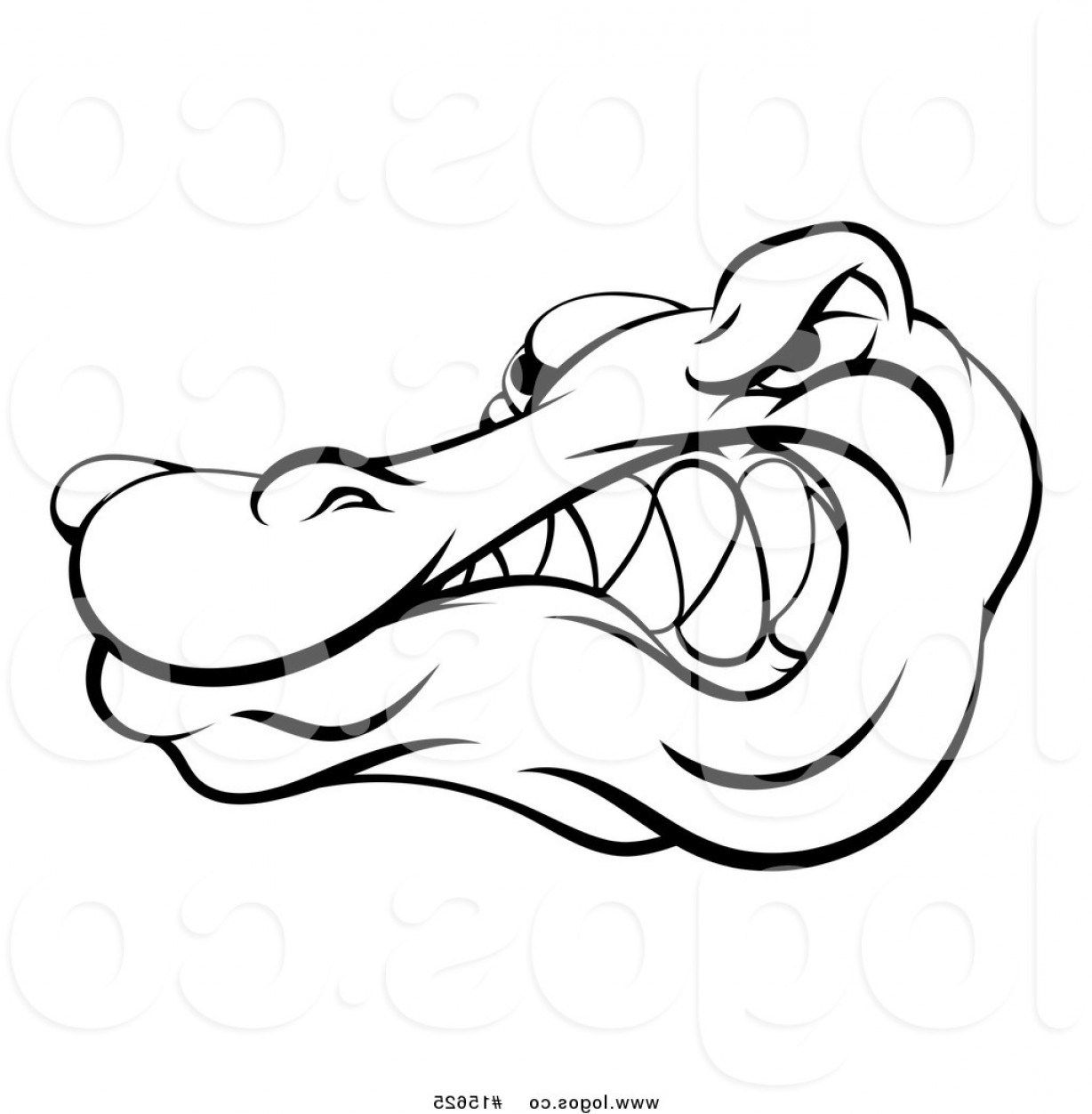 Gator Head SVG