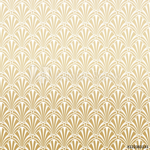 500x500 Gold Gatsby Art Deco Pattern Background Design