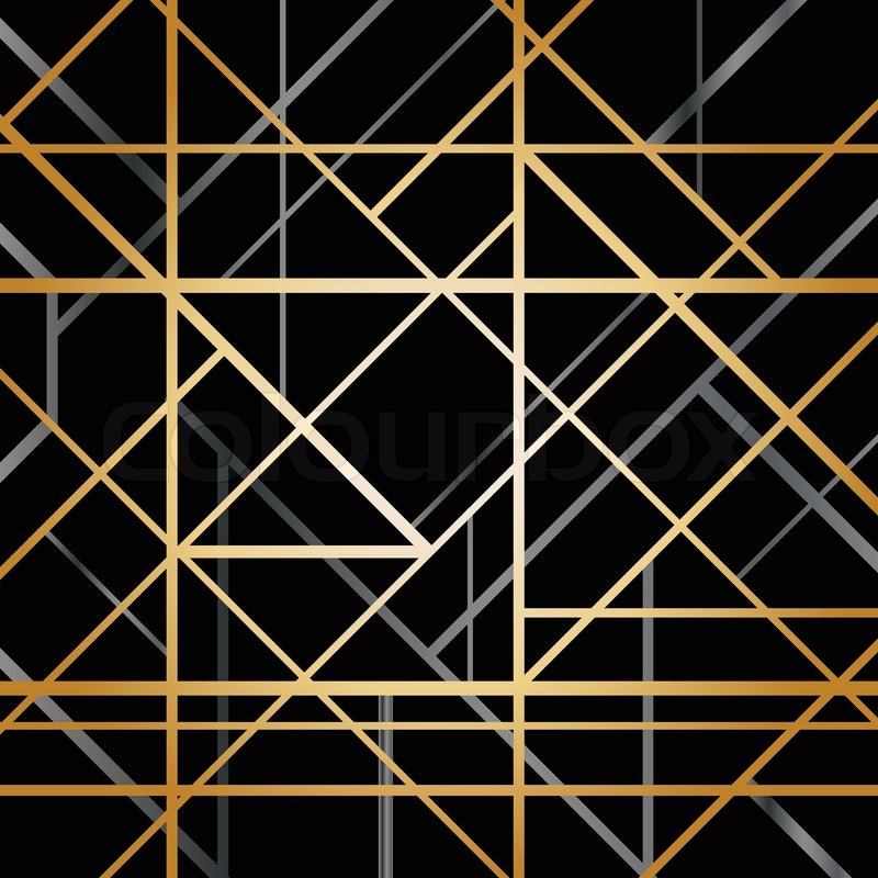 800x800 Art Deco Geometric Pattern