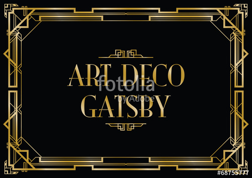 Gatsby Art Deco Background Stock Image And Royalty Free Vector 500x354 Gatsby Art Deco Background Stock Image And Royalty Free Vector