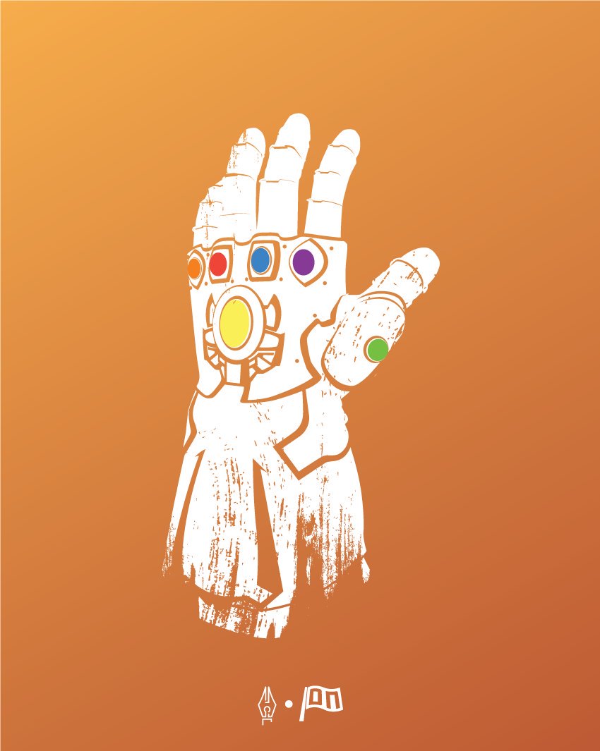 850x1065 Design Nation On Twitter Infinity Gauntlet